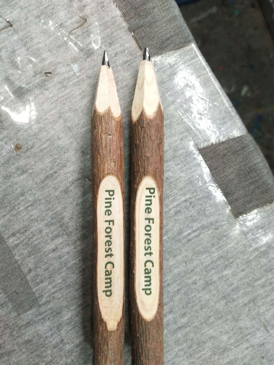 Pine Branch ballpoint pen wooden degradable disposable ballpoint pen printing enterprise advertising logo
