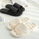 EVA Home Indoor Non-slip Soft Bottom Leakage Bath Men and Women Couple Home Slippers Hollow Bathroom Home Sandals