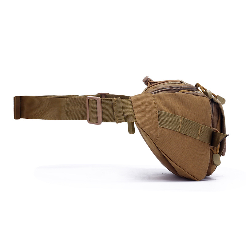 Amazon outdoor waist bag men's sports large capacity waterproof tactical waist bag cycling travel running messenger bag