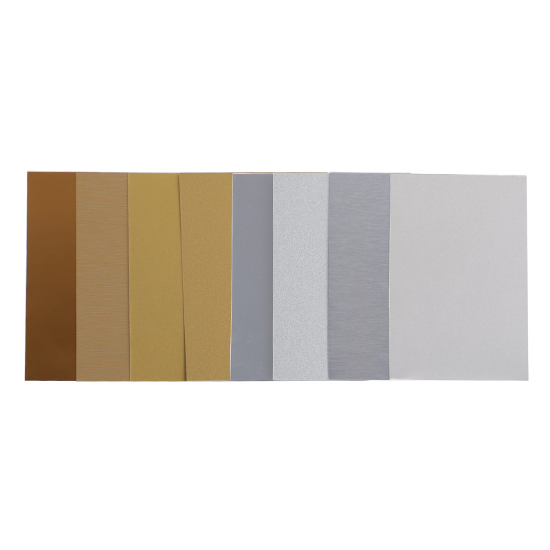 High-definition coated bead plate heat transfer aluminum plate metal nameplate sign sublimation coated metal plate wholesale