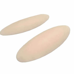 Merome Cross-border Self-adhesive Silicone Leg Mat Soft Silicone Corrective Foot Mat for Curved or Thin Legs
