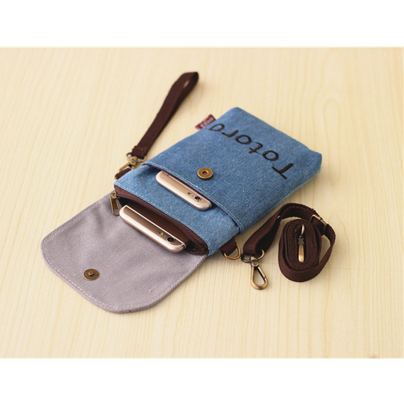 6 Inch Crossbody Phone Bag iPhone7plus Neck Phone Bag Women's Fabric Hand Coin Purse r9 Hand Small