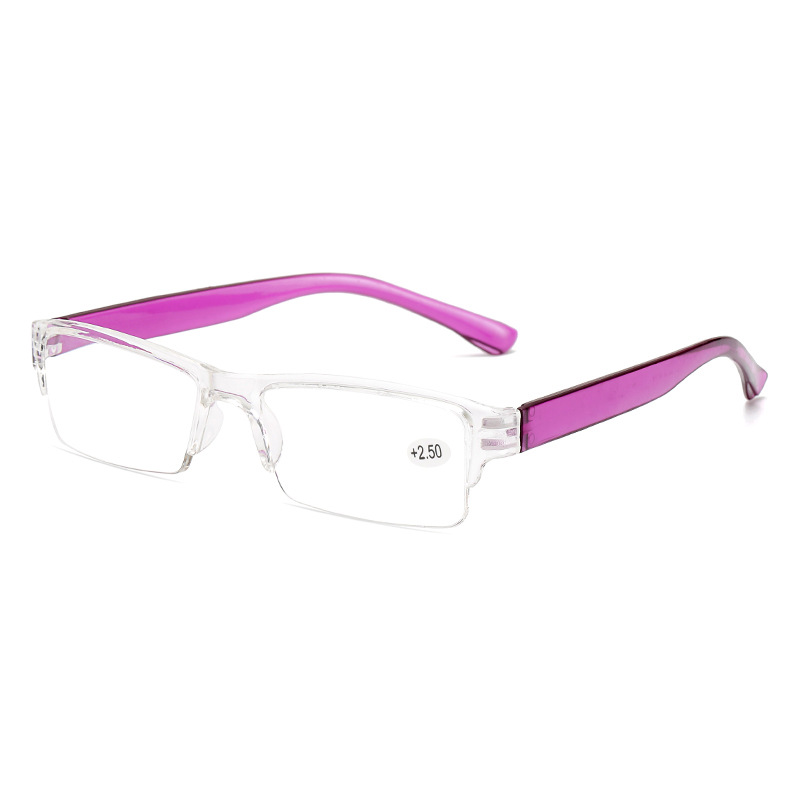Factory conjoined reading glasses running Jianghu stall comfortable reading glasses HD resin old glasses wholesale
