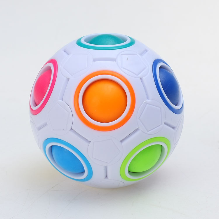 Yongjun Magic Rainbow Ball Four-Piece Gift Box Magic Rainbow Ball Puzzle Decompression Fun Press Fun Toys