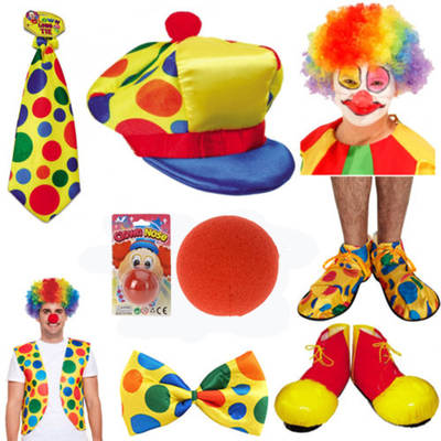 Halloween clown costume colorful clown cosplay costume clown cos stage costume costume