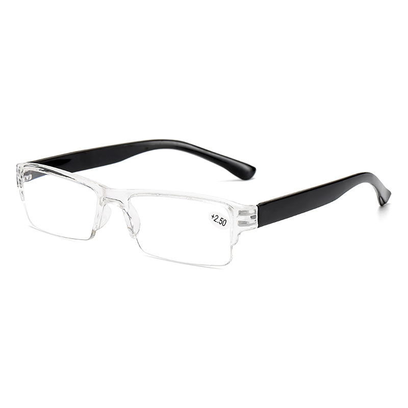 Factory conjoined reading glasses running Jianghu stall comfortable reading glasses HD resin old glasses wholesale