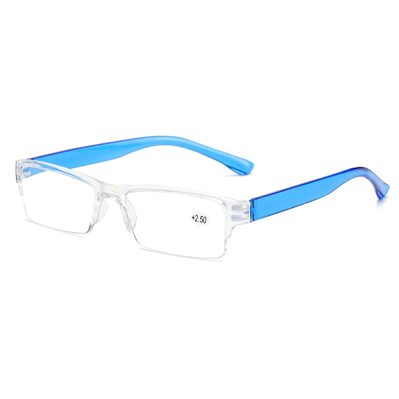 Factory conjoined reading glasses running Jianghu stall comfortable reading glasses HD resin old glasses wholesale