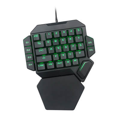 Cross-border direct supply K50 K60 one-handed keyboard RGB luminous game mechanical keyboard/with macro definition function/green axis