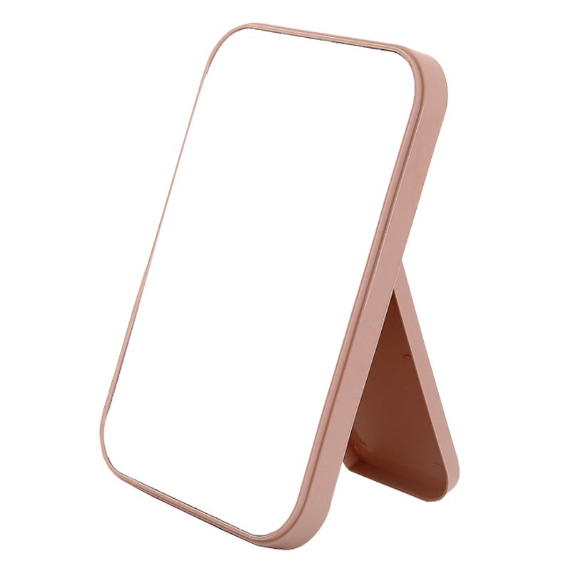 HD creative makeup mirror simple desktop dressing mirror portable folding square single mirror factory wholesale
