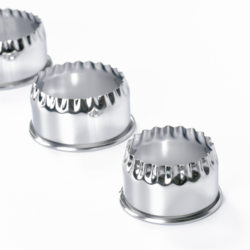 Stainless steel dumpling wrapper mould dumpling making tool pressing dumpling wrapper cutting dumpling wrapper three-piece cookie mould