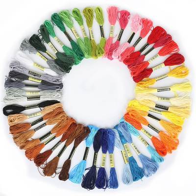 100 color Twining cross-stitch thread cotton thread silk thread wiring manual diy hairpin Twining thread embroidery thread