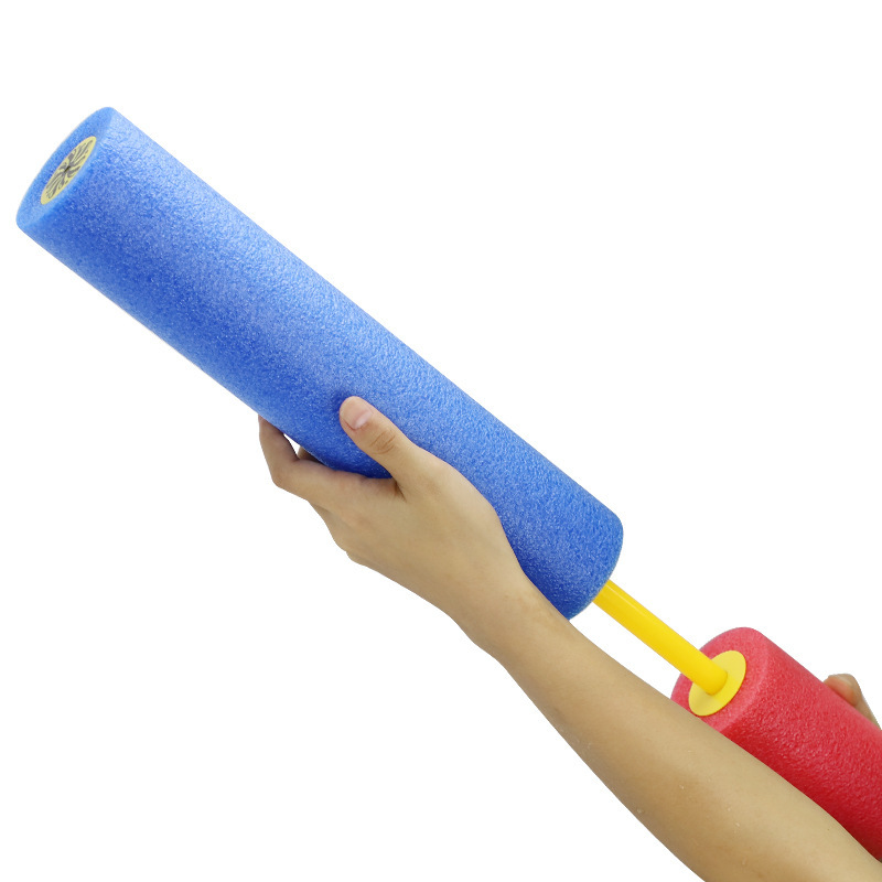 Cross-border Children's Beach Water-play Pull-out EVA Foam Gun Parent-child Interactive Outdoor Foam Water-play Toy Gun