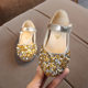 2020 Spring and Autumn New Children's Leather Shoes Girls' Princess Rhinestone Shoes Korean Style Children's Baby Dance Shoes Non-slip