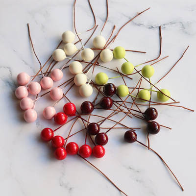 10mm simulation Berry candy box accessories Christmas gift DIY simulation blossom cherry beads small fruit berries