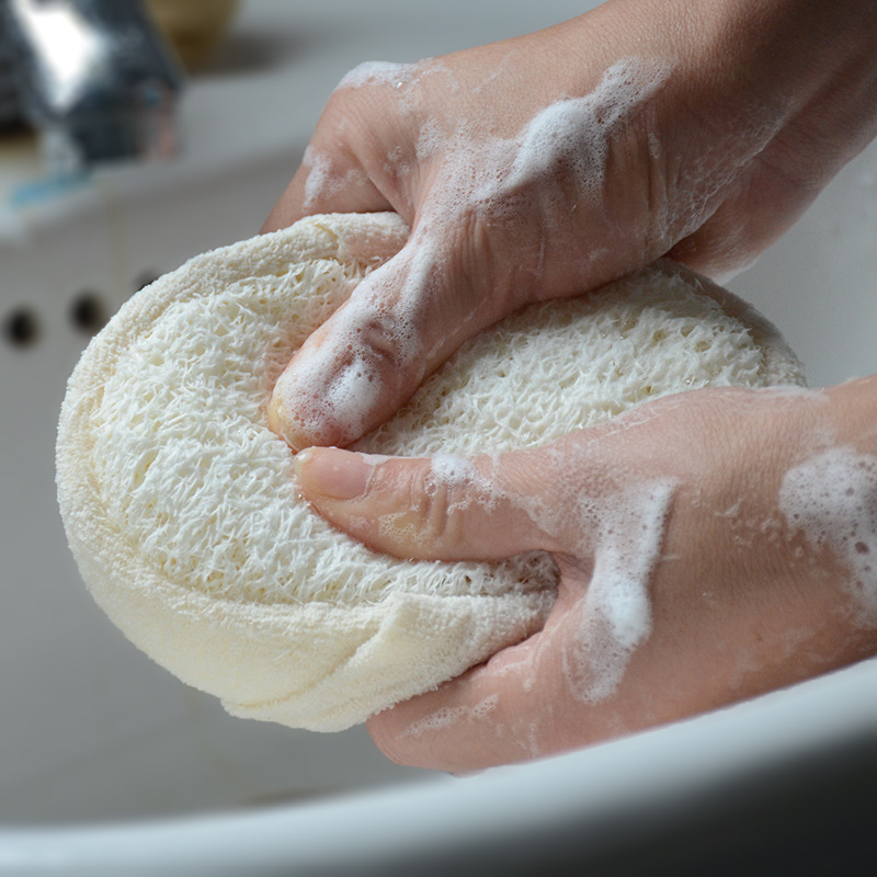 Ahui Luffa толстая губка для ванны протирание ванны в японском стиле грязевая стирка Ванна мяч банное полотенце бытовое банное полотенце