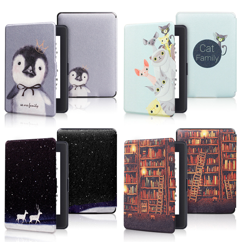Suitable for kindle paperwhite3/2 painted hand-held protective case kpw3 hand-held slim painted case in stock