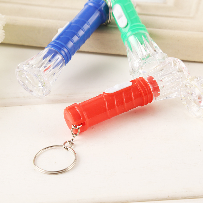 For foreign trade plastic Flashlight LED flashlight Diamond flashlight strong light flashlight luminous gift wholesale