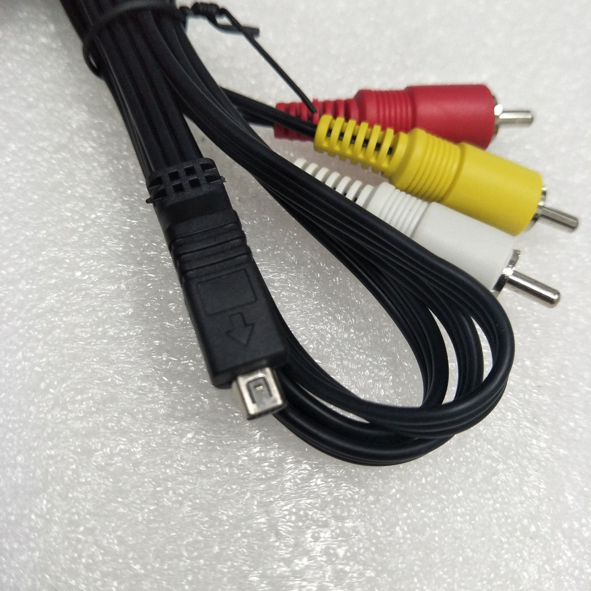 Suitable for Sony camera video line Sony VMC-15FS 10p semicircle AV line audio and video line