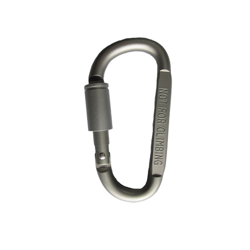 Aluminum Alloy D-type quick-hanging buckle tactical outdoor equipment tool multifunctional carabiner EDC backpack with lock hook