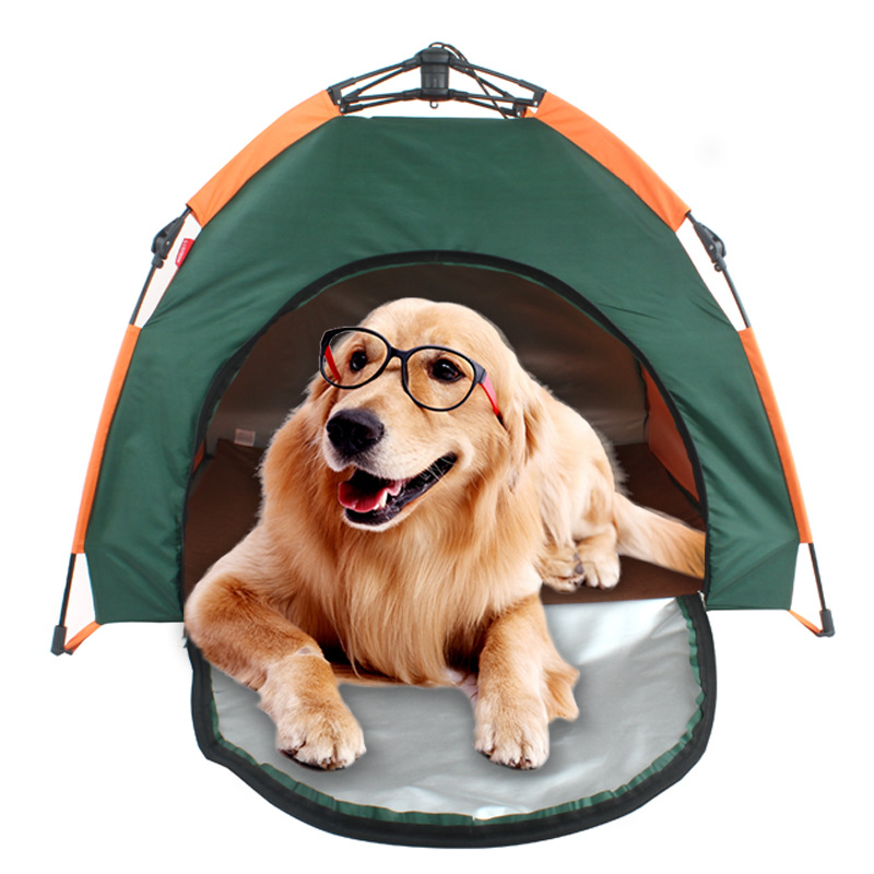 Outdoor Pet Tent Automatic Foldable Cat House Dog Kennel Rainproof Sunscreen Portable Pet Kennel Car Dog Tent