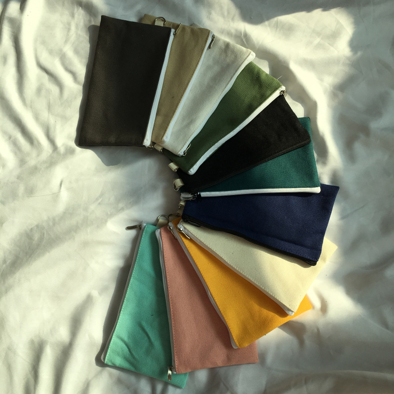 Simple Creative Cute Coin Purse Plain Color Coin Bag Key Mobile Phone Bag Blank Clutch Bag Hand Carrying