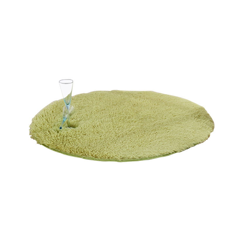 Silk wool carpet round carpet floor mat living room bedroom carpet bedside floor mat computer chair Mat yoga mat
