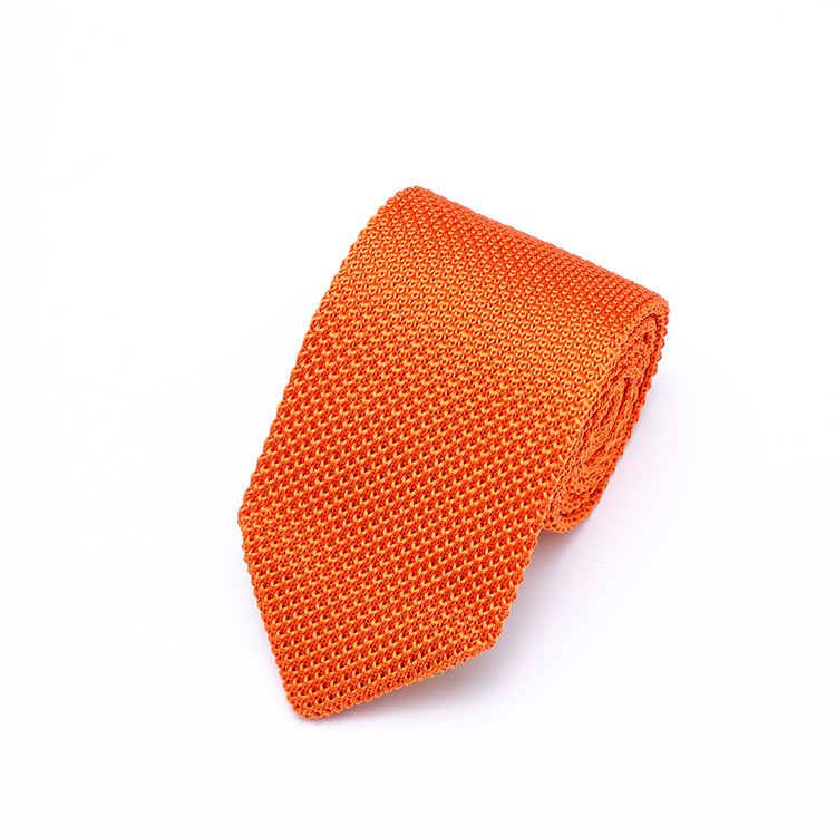 7cm Solid Color Tie Men's Business Daily Casual Polyester Pointed Black Tie Cross-border Foreign Trade Supply