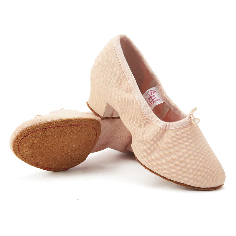 Teacher Shoes Yi Mei Han Adult Dance Shoes with Heel Practice Shoes Yoga Belly Dance Folk Dance Cat Paw Shoes