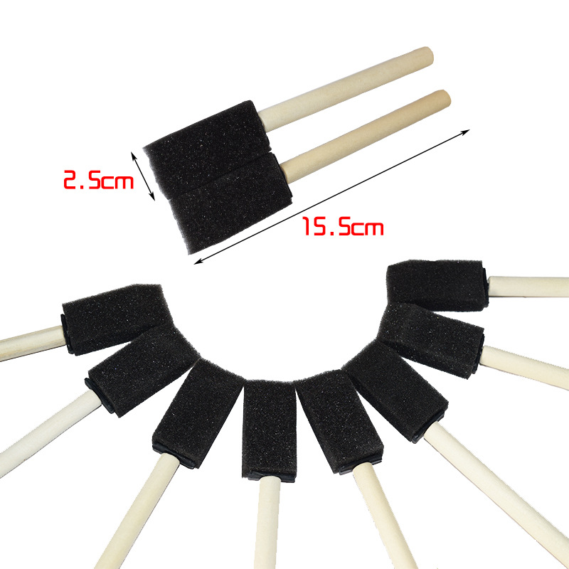 Children's Intelligence Development Children's Painting Sponge Brush Finger Painting Tool Sponge Various Colors Random