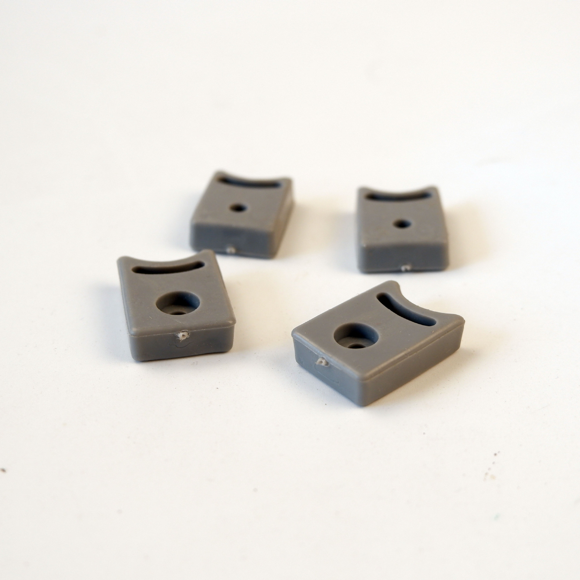 Manufacturers supply shower room pulley anti-collision block limit block pulley mobile positioning block square buffer block in stock