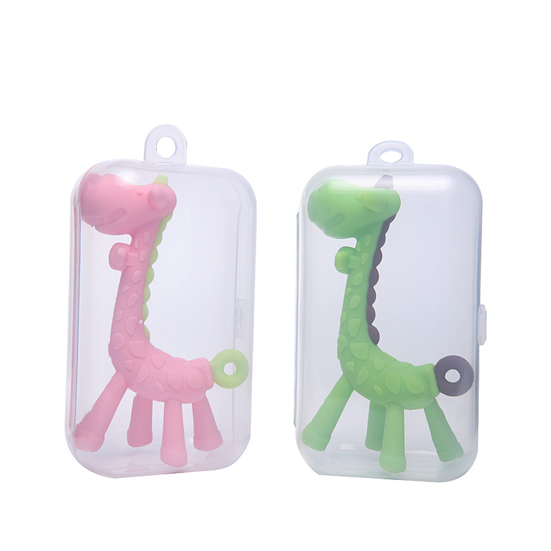 Boiled Baby Molar Soft Glue Silicone Deer Teeth Glue Sika Deer Multi-color Molar Stick Toy Molar Teeth Glue