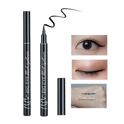 Cool Black Eyeliner Long-lasting Not Easy to Sizzle A Molding Eyeliner Liquid Quick-drying Black Eyeliner Pen for Beginners