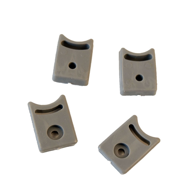 Manufacturers supply shower room pulley anti-collision block limit block pulley mobile positioning block square buffer block in stock