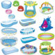 Bestway inflatable swimming pool children's toy paddling pool bathtub sunshade pool ocean ball pool family swimming pool
