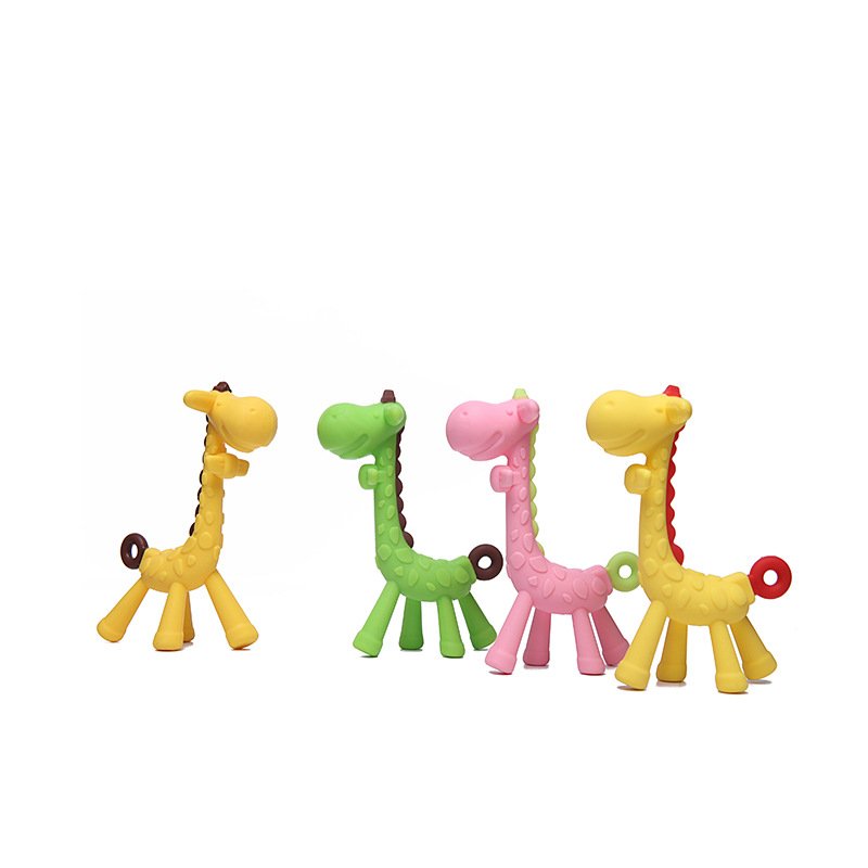 Boiled Baby Molar Soft Glue Silicone Deer Teeth Glue Sika Deer Multi-color Molar Stick Toy Molar Teeth Glue