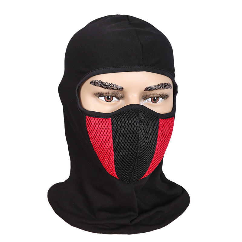 Factory direct windproof cotton headgear motorcycle riding mask face protection electric bicycle mask