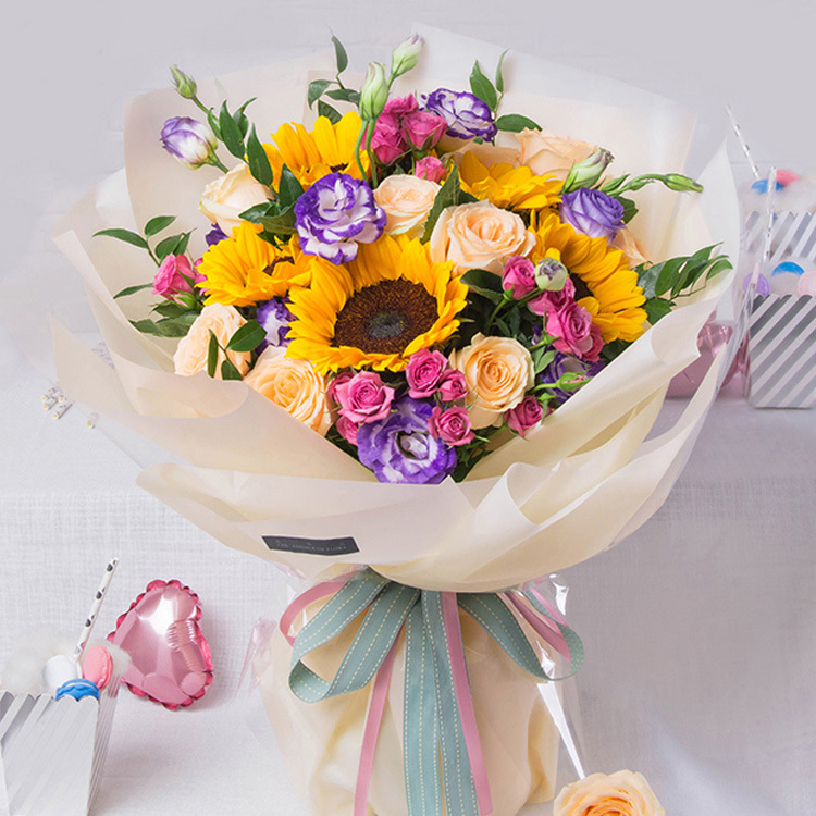 Roland Valentine's Day Flower Wrapping Paper Korean Plain Paper Fog Paper Flower Shop Flower Art Wrapping Paper Handmade Wrapping Paper