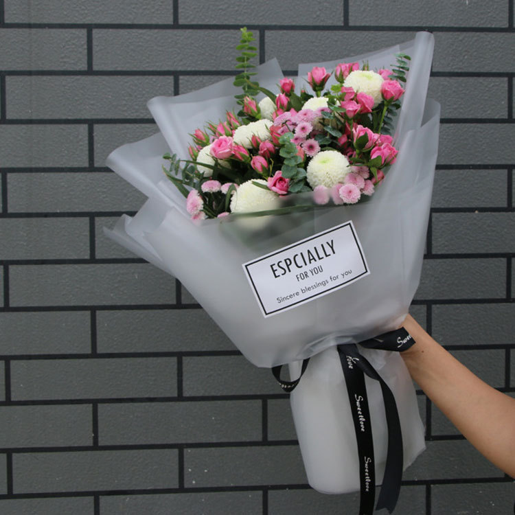 Roland Valentine's Day Flower Wrapping Paper Korean Plain Paper Fog Paper Flower Shop Flower Art Wrapping Paper Handmade Wrapping Paper