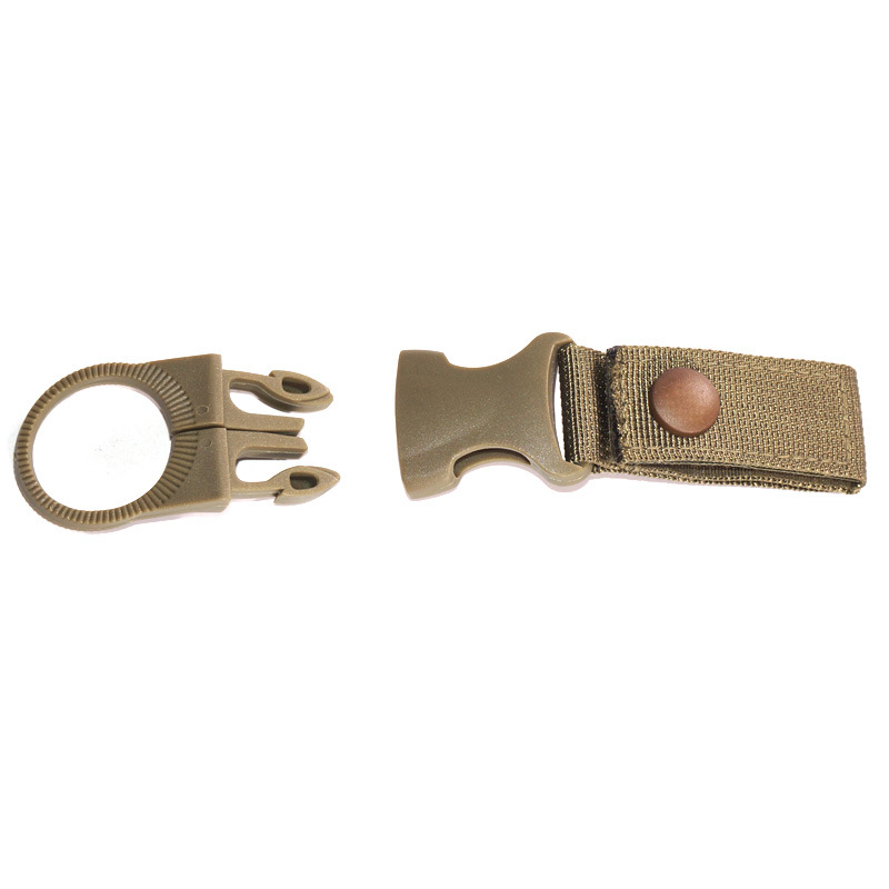Outdoor ribbon water bottle outer hanging buckle multifunctional mineral water clip portable water bottle quick hanging travel carabiner