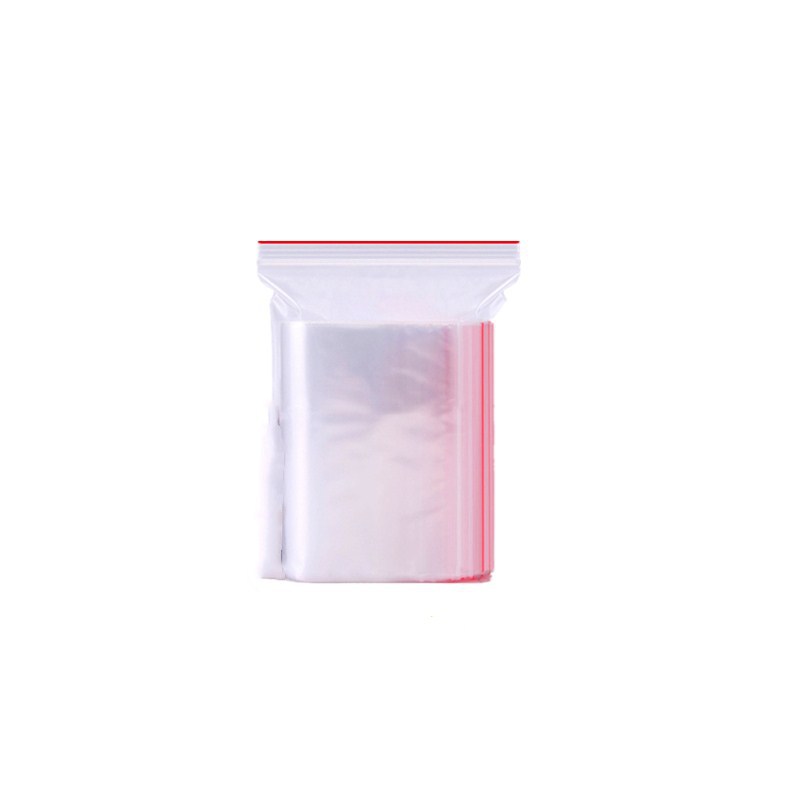 Extra small mini plastic packaging bag transparent thickened button jewelry ziplock bag powder pe bone bag 3*4 Bag
