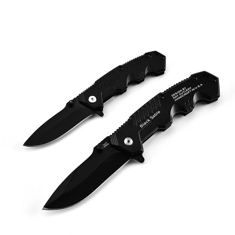 Factory direct high hardness 217 folding knife camping outdoor knife portable multifunctional camping folding knife fruit knife