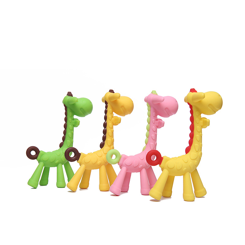 Boiled Baby Molar Soft Glue Silicone Deer Teeth Glue Sika Deer Multi-color Molar Stick Toy Molar Teeth Glue