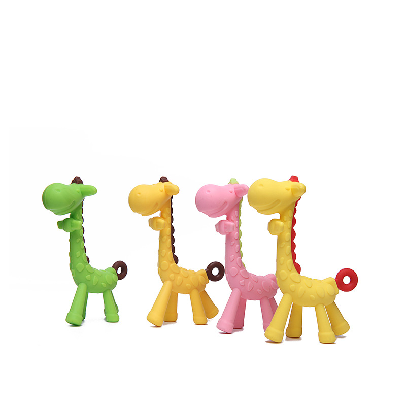 Boiled Baby Molar Soft Glue Silicone Deer Teeth Glue Sika Deer Multi-color Molar Stick Toy Molar Teeth Glue