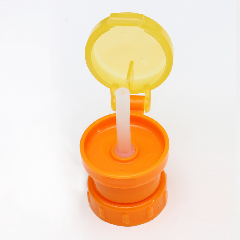 Bottled drink straw cover straw suction nozzle children portable drink anti-choke anti-overflow water dispenser with adapter