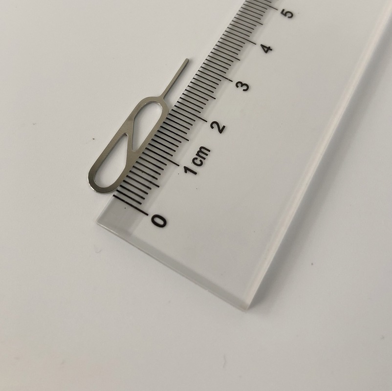 Stainless steel hollow lengthened card taking needle no rust constant needle no Burr mobile phone card taking device