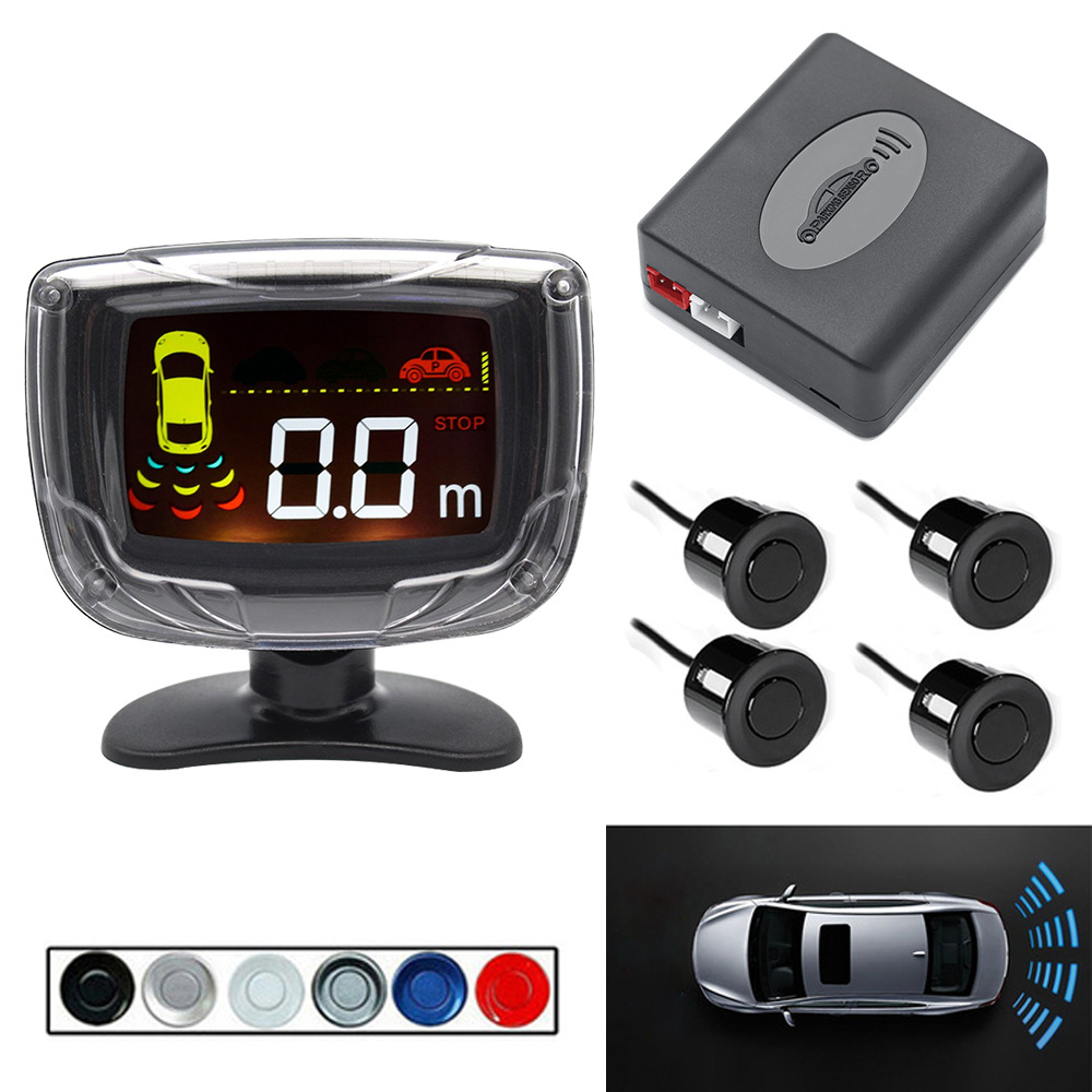 LCD square screen reversing radar analog reversing Display LCD reversing radar HD high brightness private model