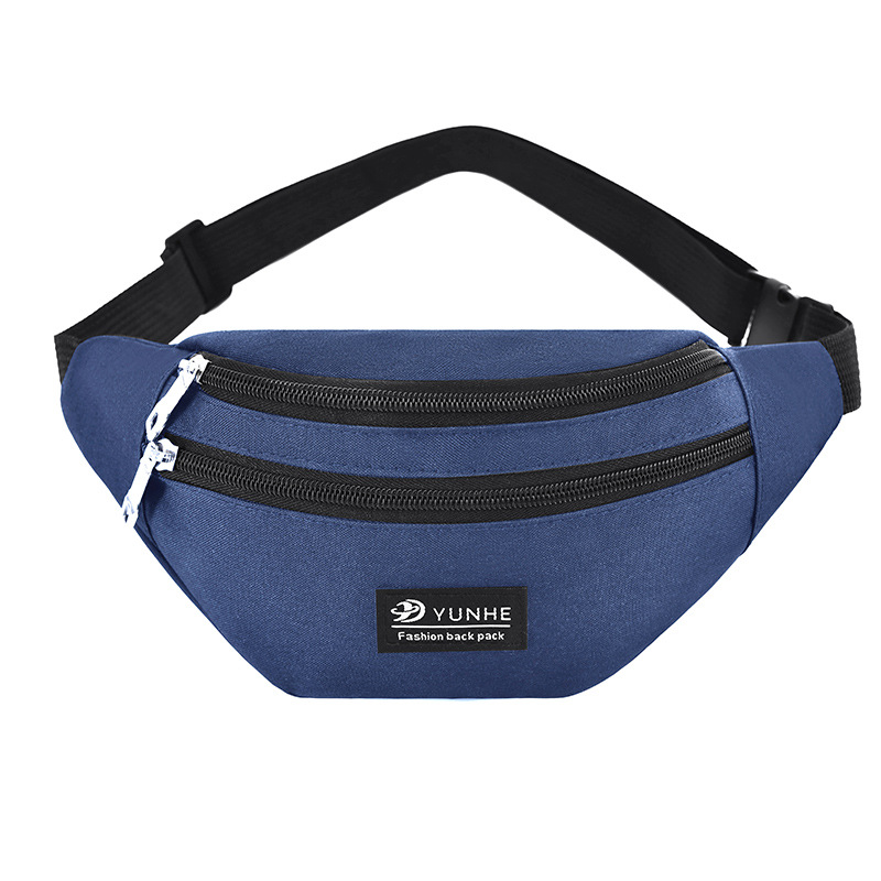 New men's waist bag Korean multi-functional mobile phone waist bag outdoor sports running waist bag fashion messenger bag wholesale
