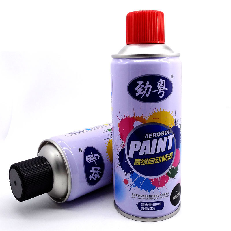 Jin Yue self-painting 400ml hand paint antirust furniture black and white car automatic paint 155g paint wholesale