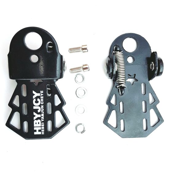Mountain bike thickened steel folding pedal children's balance board 99 type riding accessories