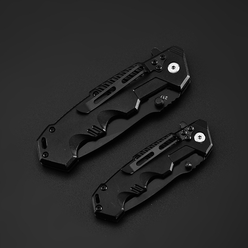 Factory direct high hardness 217 folding knife camping outdoor knife portable multifunctional camping folding knife fruit knife